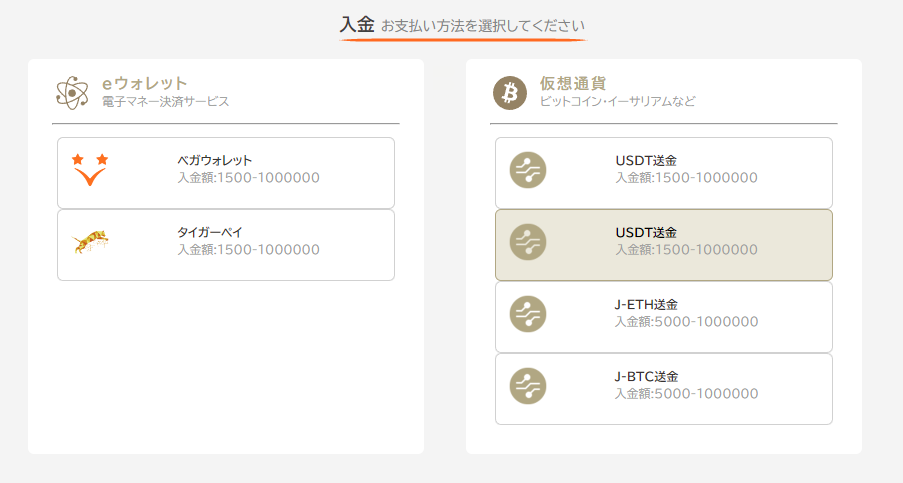 勝WINの入金出金方法