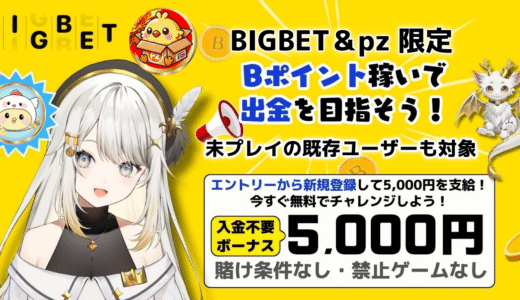 ビッグベットカジノ  最新プロモーション